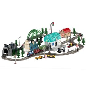 WOOPIE-Electric-Train-Track-XXL-Train-Locomotive-Town-Set-108-pcs-2