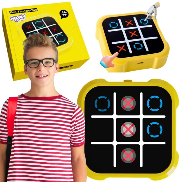 WOOPIE-Electronic-Tic-Tac-Toe-Logical-Educational-4-in-1-Game WOOPIE Electronic Tic-Tac-Toe Logical Educational 4-in-1 Game
