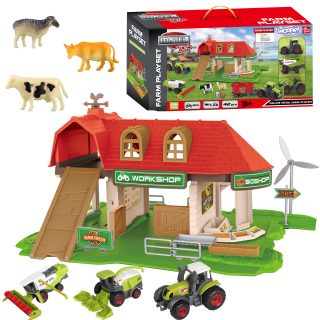 WOOPIE Farm Set Tractors + Figures 42 pcs.