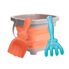 WOOPIE-Folding-Bucket-with-Rake-and-Shovel-Set-Orange-2