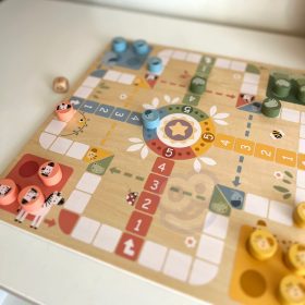 WOOPIE-GREEN-Logic-Board-Games-2-in-1-Ludo-Snakes-and-Ladders-2