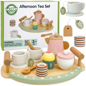 WOOPIE GREEN Wooden Tea and Coffee Set 12 pcs FSC