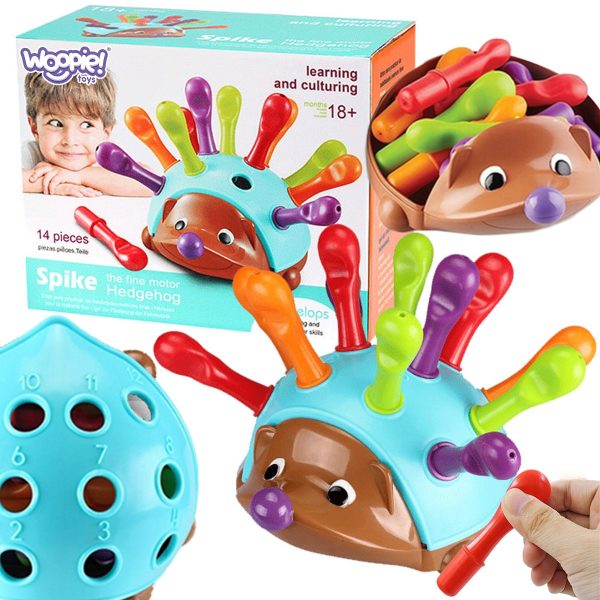 WOOPIE-Hedgehog-Sorter-Montessori-Skill-Game-Learning-Numbers-and-Colors-4-in-1 WOOPIE Hedgehog Sorter Montessori Skill Game Learning Numbers and Colors 4 in 1