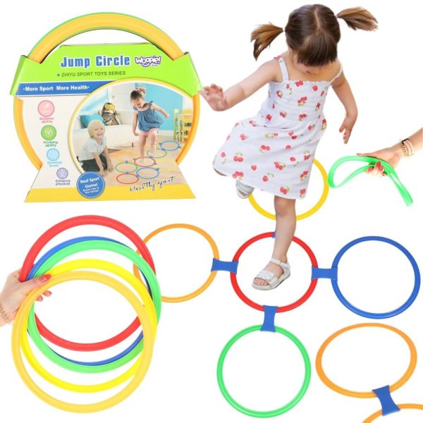 WOOPIE-Hopscotch-Jumping-Rings-Hoops-Set-10-pcs WOOPIE Hopscotch Jumping Rings Hoops Set 10 pcs