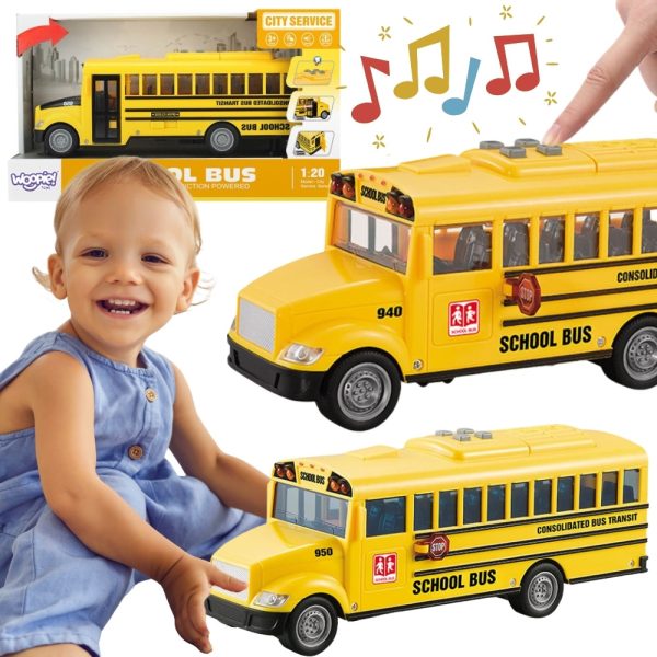 WOOPIE-Interactive-Electric-School-Bus-120 WOOPIE Interactive Electric School Bus 1:20