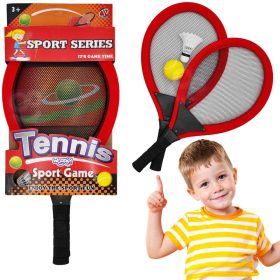 WOOPIE Large Tennis Badminton Rackets for Kids Set + Shuttlecock