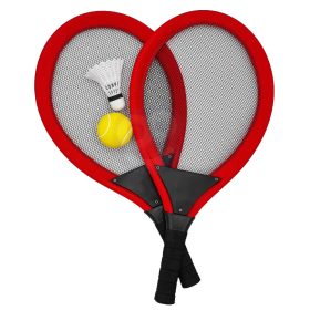 WOOPIE-Large-Tennis-Badminton-Rackets-for-Kids-Set-Shuttlecock-3
