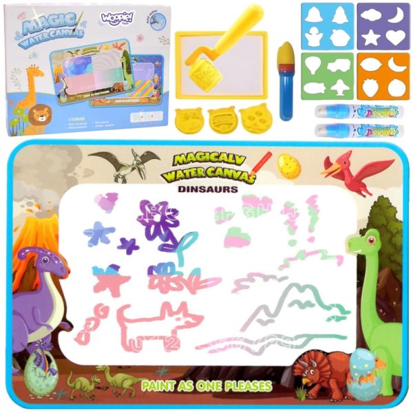 WOOPIE-Magic-Water-Painting-Mat-XXL-Number-Stamps-100x80-cm WOOPIE Magic Water Painting Mat XXL Number Stamps 100x80 cm