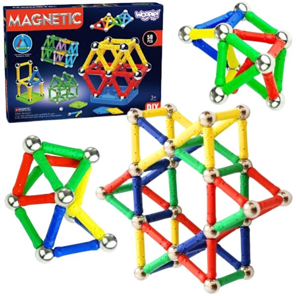 WOOPIE-Magnetic-Construction-Blocks-3D-58-pcs WOOPIE Magnetic Construction Blocks 3D 58 pcs.