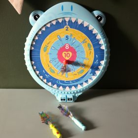 WOOPIE-Magnetic-Dart-Game-Safe-Dart-Board-Happy-Shark-2