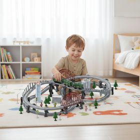 WOOPIE-Modern-Electric-Train-Track-XXL-Cargo-Locomotive-Set-128-pcs-3