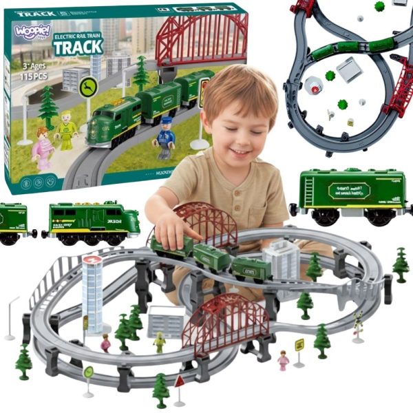 WOOPIE-Modern-Electric-Train-Track-XXL-Cargo-Locomotive-Set-128-pcs WOOPIE Modern Electric Train Track XXL Cargo Locomotive Set 128 pcs.