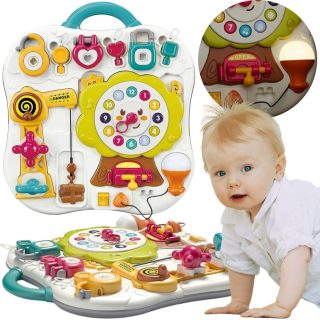 WOOPIE Montessori Manipulative Sensory Interactive Board for Toddlers