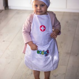WOOPIE-Nurses-Uniform-Coat-Apron-and-Nurses-Cap-3 and Nurse's Cap