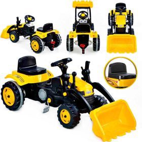 WOOPIE Pedal Tractor Farmer MaxTrac Classic Bucket Dozer