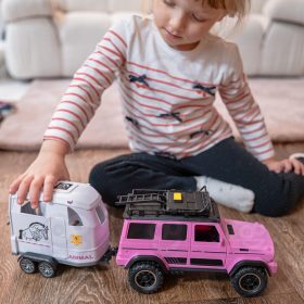 WOOPIE-Pink-Off-Road-Vehicle-with-Trailer-and-Horse-Figure-Set-3