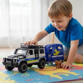 WOOPIE-Police-Off-Road-Vehicle-with-Horse-Trailer-Set-1