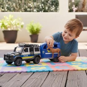 WOOPIE-Police-Off-Road-Vehicle-with-Horse-Trailer-Set-2