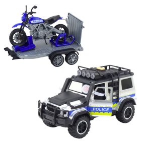 WOOPIE-Police-Off-Road-Vehicle-with-Motorcycle-Trailer-Set-1