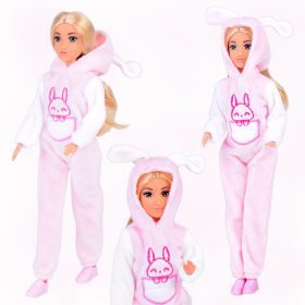 WOOPIE-ROYAL-Dolls-Overalls-Pink-Bunnies-Set-of-2-1