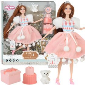 WOOPIE-ROYAL-Emi-Christmas-Princess-Doll-with-Teddy-Bear WOOPIE ROYAL Emi Christmas Princess Doll with Teddy Bear