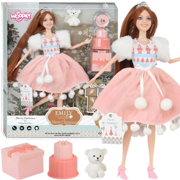 WOOPIE-ROYAL-Emi-Christmas-Princess-Doll-with-Teddy-Bear WOOPIE ROYAL Emi Christmas Princess Doll with Teddy Bear
