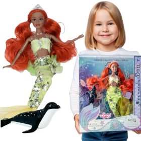WOOPIE ROYAL Emi Mermaid Doll with Seal