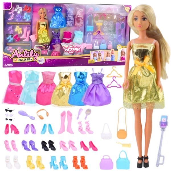 WOOPIE-ROYAL-Lili-Doll-Model-Fashion-Stylist-with-Accessories WOOPIE ROYAL Lili Doll Model Fashion Stylist with Accessories