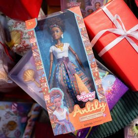 WOOPIE-ROYAL-Lili-Mulatto-Doll-in-an-Elegant-Dress-3