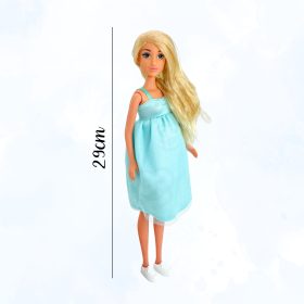 WOOPIE-ROYAL-Lily-Doll-with-Pregnant-Belly-Baby-Blue-Dress-3