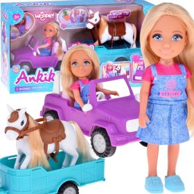 WOOPIE ROYAL Niki Doll Set with Horse
