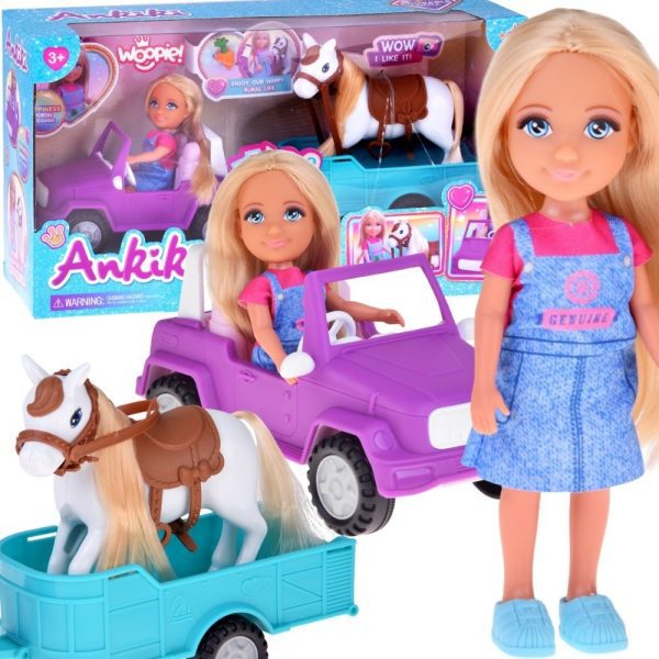 WOOPIE ROYAL Niki Doll Set with Horse