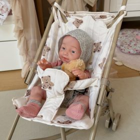 WOOPIE-ROYAL-Vintage-Teddy-Bear-Doll-Stroller-2