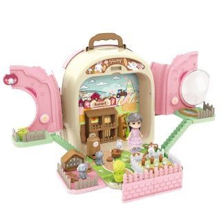 WOOPIE Rabbit in a Backpack 3in1 Farm House Garden
