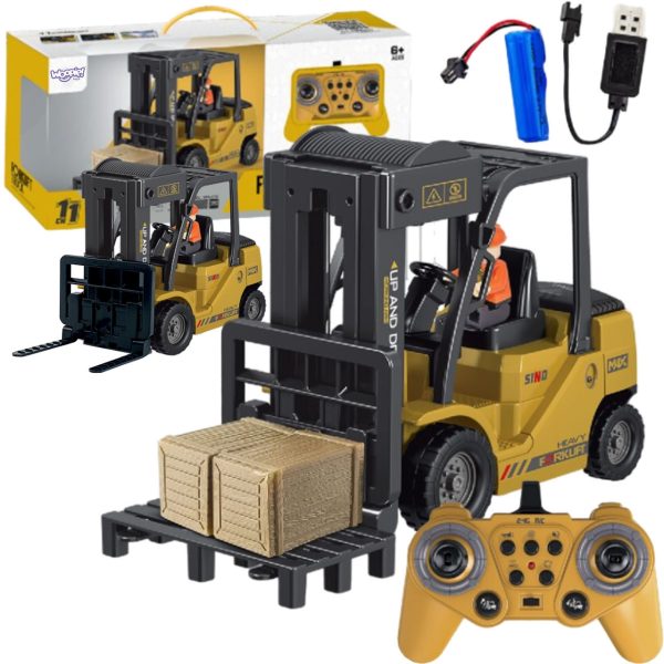 WOOPIE-Remote-Controlled-Forklift-2in1-RC-Crane-124-Scale WOOPIE Remote Controlled Forklift 2in1 RC Crane - 1:24 Scale
