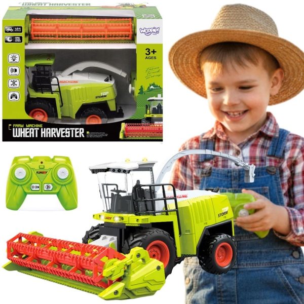 WOOPIE-Remote-Controlled-Harvester-Set-Light-Green WOOPIE Remote Controlled Harvester Set Light Green