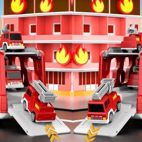 WOOPIE-Road-Tow-Truck-Set-of-5-Cars-Fire-Department-1