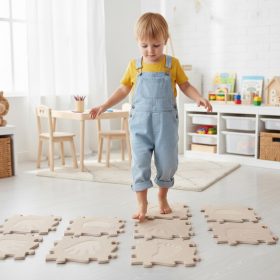 WOOPIE-Sensory-Mat-Orthopedic-Puzzle-Hands-and-Feet-16-Pieces-Beige-2