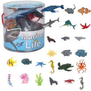WOOPIE Set of Sea Animals Figures 33 pcs.