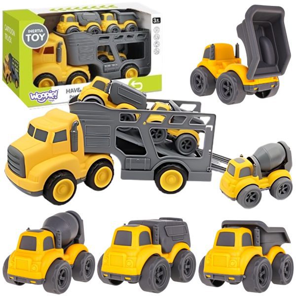 WOOPIE-Tow-Truck-4-in-1-Set-Construction-Vehicles WOOPIE Tow Truck 4-in-1 Set Construction Vehicles