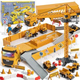 WOOPIE Truck 6 in 1 Construction Set Crane Springs Accessories