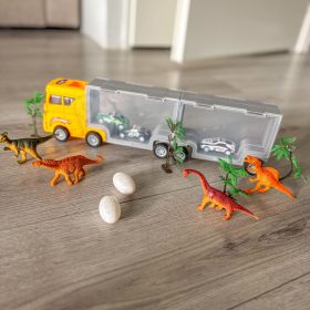 WOOPIE-Truck-Transporter-2in1-Dinosaur-Set-Model-1