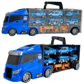 WOOPIE-Truck-Transporter-Set-3in1-Blue-Police-3