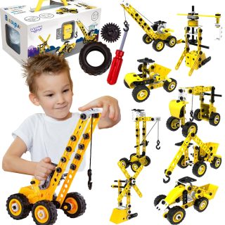 WOOPIE Vehicles 8-in-1 Construction Set STEAM Bricks