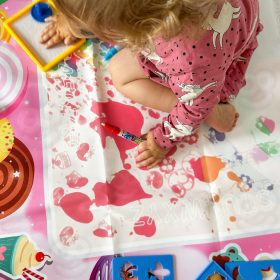 WOOPIE-Water-Painting-Mat-XXL-100x80cm-Fairies-Pink-3