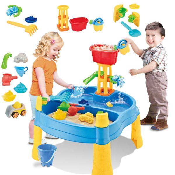 WOOPIE Water Table 2in1 Sandbox Mill 14 acc.