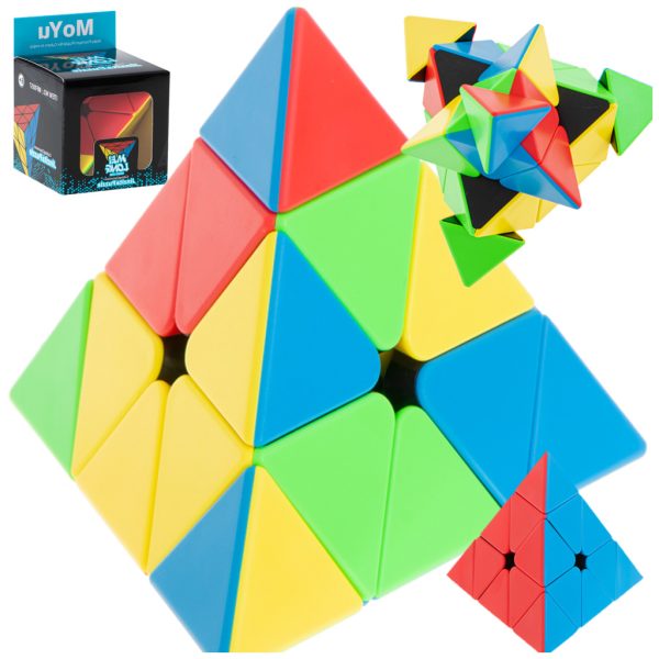 Dėlionių žaidimas su kubu PYRAMINX MoYuŽaislai/Žaidimai vaikams/Dėlionių žaidimai vaikams Dėlionių žaidimas su kubu PYRAMINX MoYu