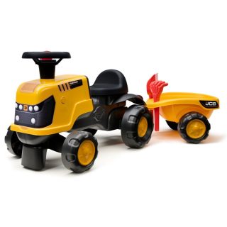 FALK Ride-on JCB Fastrac Tractor with Trailer