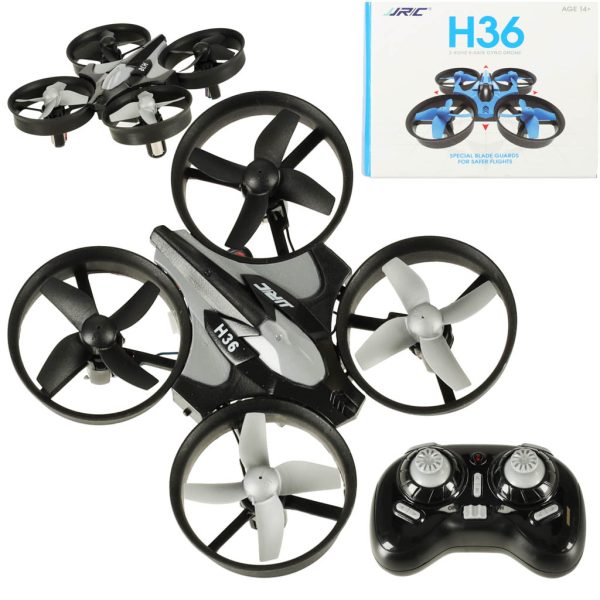 JJRC H36 mini 2.4GHz 4CH 6 ašių RC dronas juodasŽaislai/Nuotoliniu būdu valdomi modeliai/Dronai JJRC H36 mini 2.4GHz 4CH 6 ašių RC dronas juodas