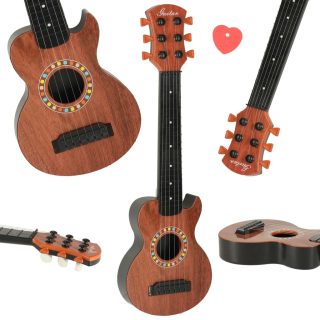 Klasikinė gitara vaikams medinė 6 stygų 18 colių 46